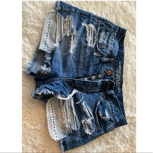 Vintage Hi-Rise Festival Shorts American Eagle